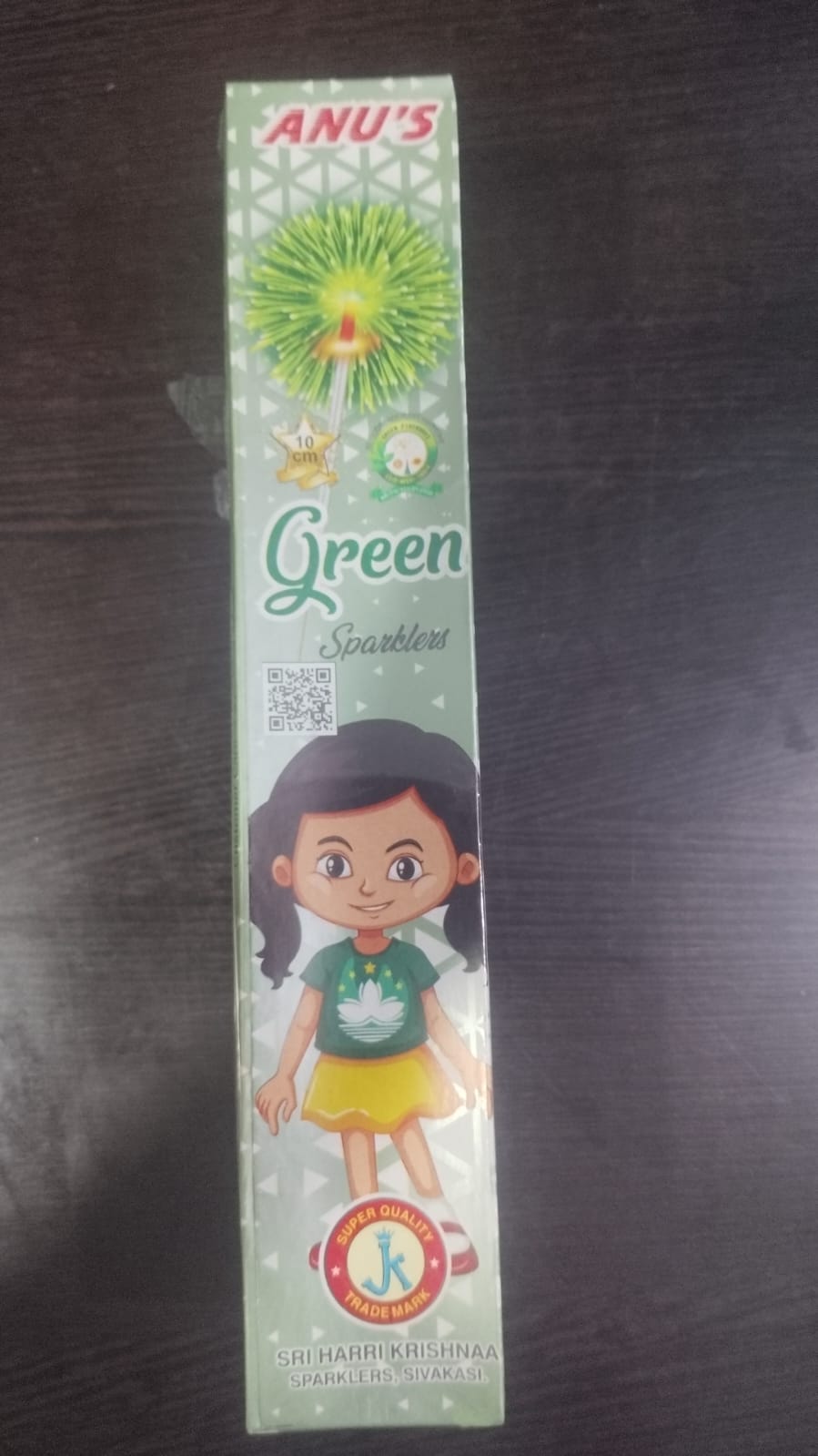 10 cm Green Sparklers