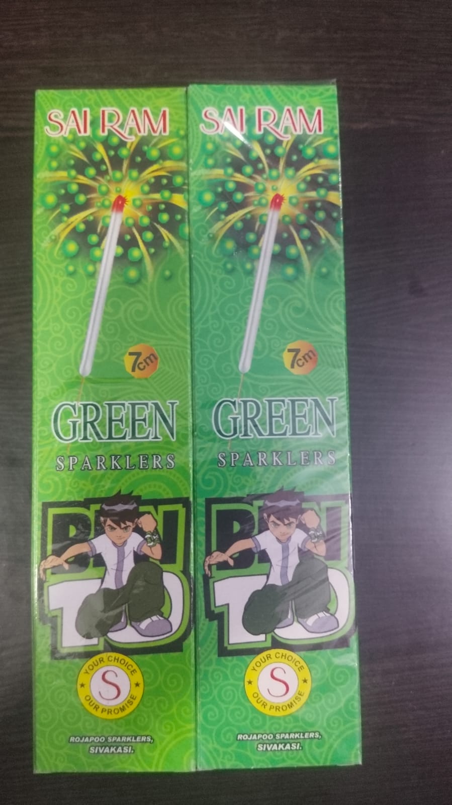 7 Cm Green Sparklers